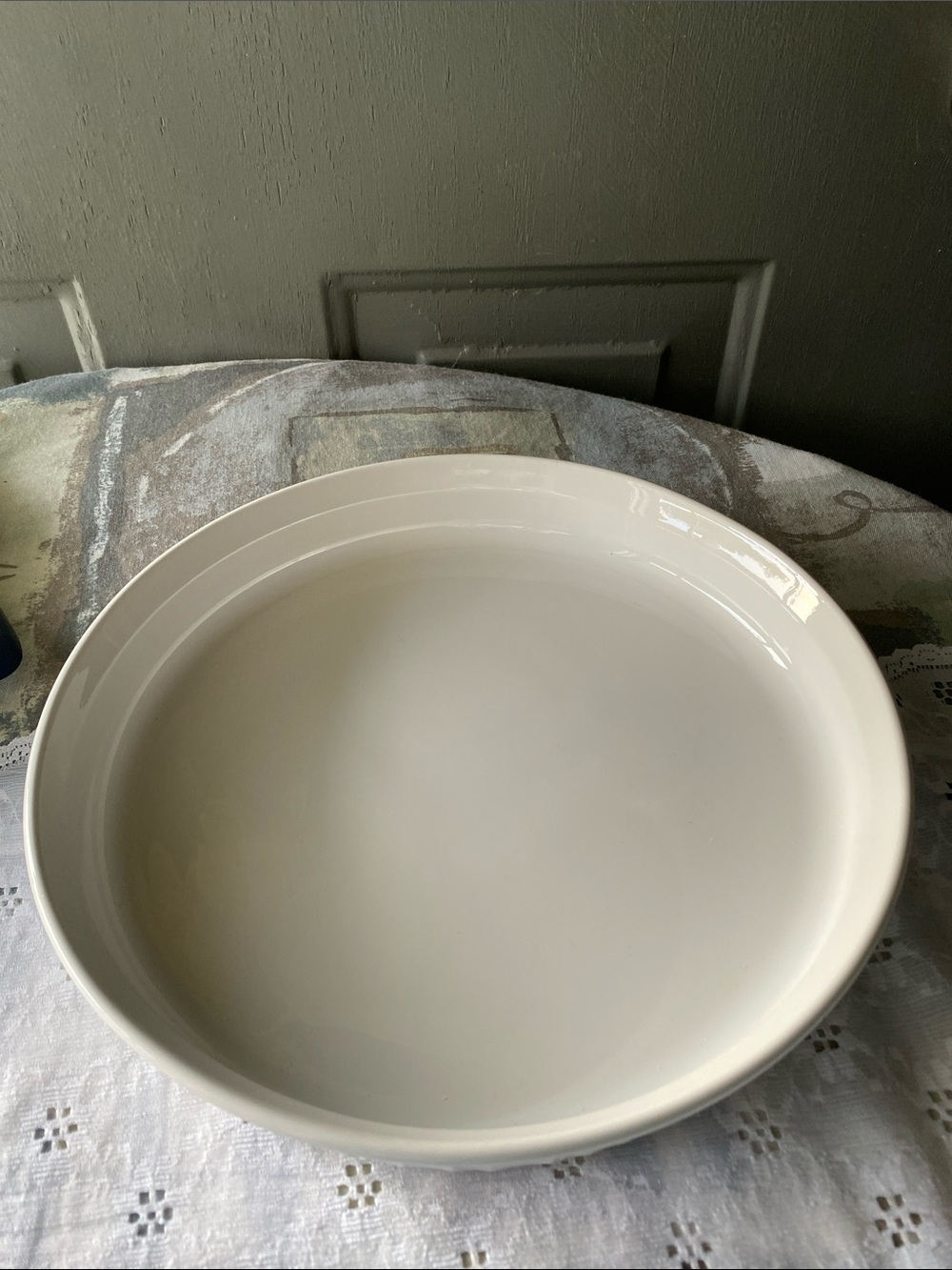 Corning Ware Classic White Ceramic
10” Baking Dish Quiche Tart Pies Vintage